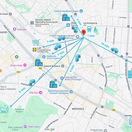 Mirror -15 Minutes To Old Town & Seaside Gdańsk